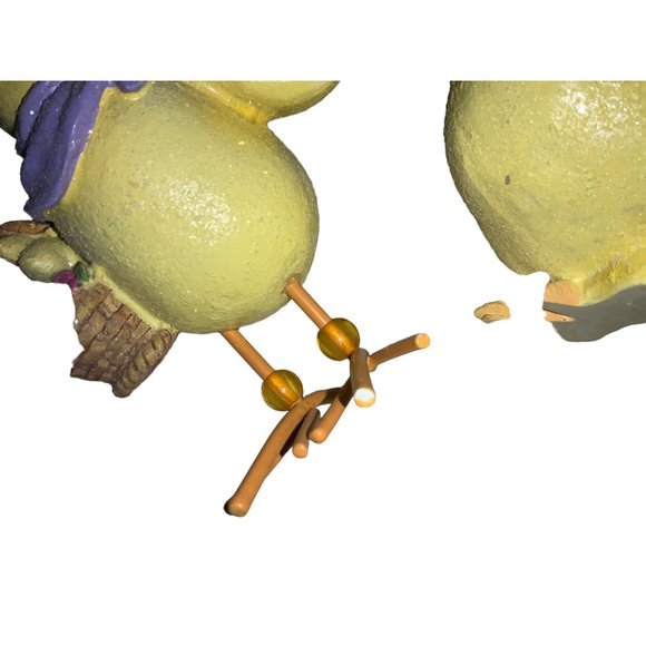 Easter Yellow Chicken Figures - Picture 11 of 13